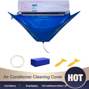 Air Conditioner Cleaning Cover with Water Pipe Waterproof Dust Protection Cleaning Cover Bag for Air Conditioners Below 1.5P
Air Conditioner Cleaning Cover with Water Pipe Waterproof Dust Protection Cleaning Cover Bag for Air Conditioners Below 1.5P