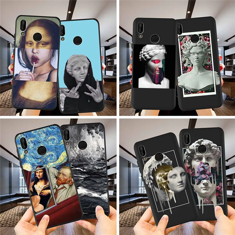 For Huawei P8 P10 P20 P30 Mate 10 20 Honor 8 8X 8C 9 V20 20i 10 Lite Plus Pro Phone Case Cartoon Statue Art Painted Soft TPU
For Huawei P8 P10 P20 P30 Mate 10 20 Honor 8 8X 8C 9 V20 20i 10 Lite Plus Pro Phone Case Cartoon Statue Art Painted Soft TPU