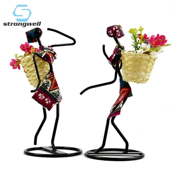 Strongwell Chinese Tea Picking Girl Iron Flower Basket Iron Man Metal Crafts Personal Desk Decor Home Decoration Birthday Gift
Strongwell Chinese Tea Picking Girl Iron Flower Basket Iron Man Metal Crafts Personal Desk Decor Home Decoration Birthday Gift