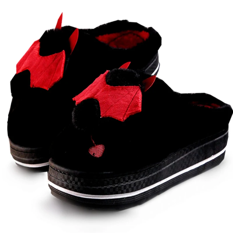 Winter New High-heeled Women Slippers Indoor Non-slip Platform Floor Home Slides For Cute Cartoon Bat Keep Warm Home Slippers
Winter New High-heeled Women Slippers Indoor Non-slip Platform Floor Home Slides For Cute Cartoon Bat Keep Warm Home Slippers