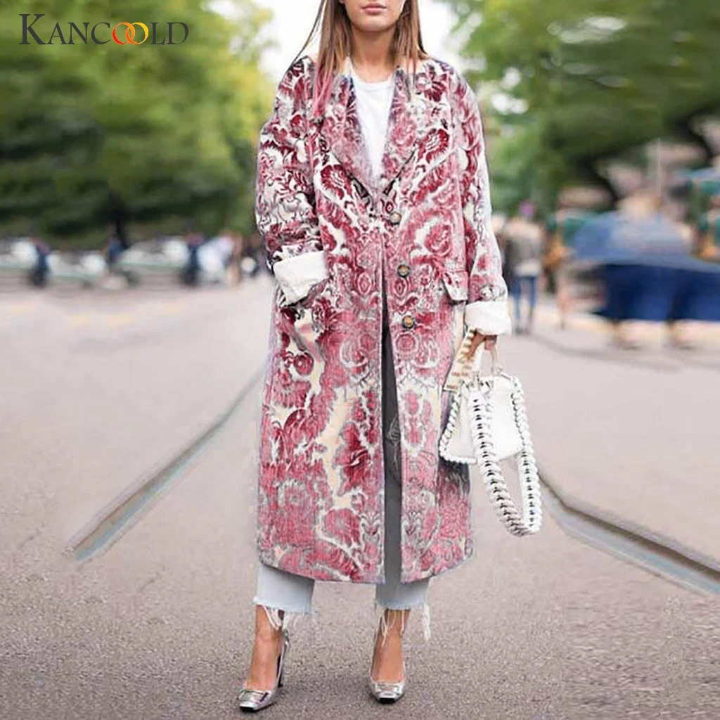 KANCOOLD New Fashion Women's Winter Button Lapel Print Long Sleeve Pocket Casual Overcoat Streetwear Blouse Coat Streetwear
KANCOOLD New Fashion Women's Winter Button Lapel Print Long Sleeve Pocket Casual Overcoat Streetwear Blouse Coat Streetwear