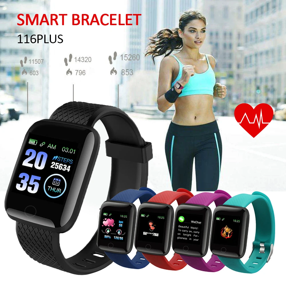116 PLUS M3 Smartband Fitness Tracker Smart Bracelet Blood Pressure Heart Rate Monitor Smart Band Waterproof Wristband Wristband
116 PLUS M3 Smartband Fitness Tracker Smart Bracelet Blood Pressure Heart Rate Monitor Smart Band Waterproof Wristband Wristband
