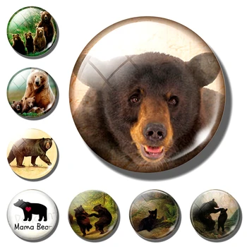 Bear fridge magnet decor Cute Bear Family glass animal 30MM refrigerator magnets Cabochon message board Stickers Home Decoration
Bear fridge magnet decor Cute Bear Family glass animal 30MM refrigerator magnets Cabochon message board Stickers Home Decoration