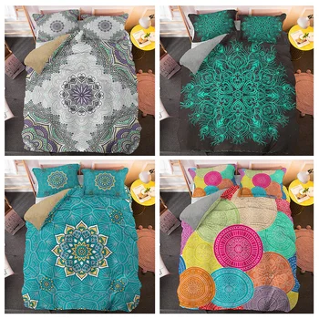 Colorful Indian Mandala Bedding Sets House Decor 2/3pcs Quilt Duvet Cover Set King Queen Twin Size Home Textile
Colorful Indian Mandala Bedding Sets House Decor 2/3pcs Quilt Duvet Cover Set King Queen Twin Size Home Textile