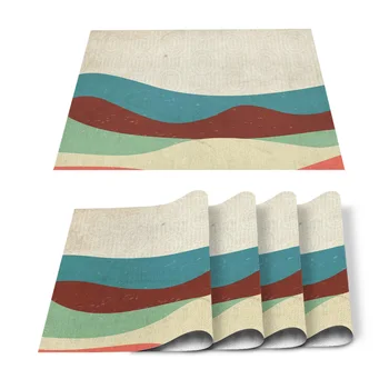 Abstract Color Gradient Splice Retro Table Mats for Dining Table Non Slip Coaster Kitchen Accessories Modern Home Decor
Abstract Color Gradient Splice Retro Table Mats for Dining Table Non Slip Coaster Kitchen Accessories Modern Home Decor