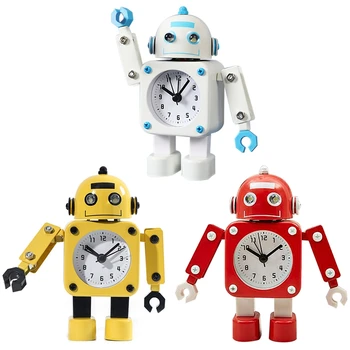 Children Cartoon Robot Alarm Clocks Student Personal Mute Metal Making Table Alarm Clocks Children Christmas Gift
Children Cartoon Robot Alarm Clocks Student Personal Mute Metal Making Table Alarm Clocks Children Christmas Gift