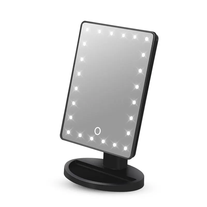 24 LED Lights Professional Makeup Mirror Touch Dimmer Switch USB Battery Powered Makeup Mirror Beauty Makeup Travel Mirror
24 LED Lights Professional Makeup Mirror Touch Dimmer Switch USB Battery Powered Makeup Mirror Beauty Makeup Travel Mirror
