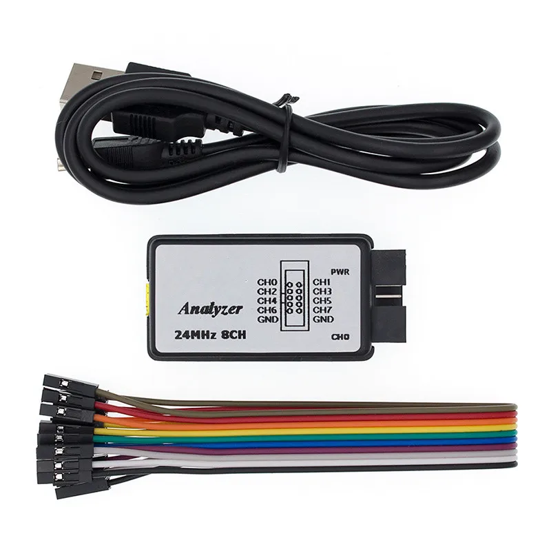 HAILANGNIAO 1 комплект 100% новое поступление USB Logic anigniao 24M 8ch MCU ARM FPGA DSP инструмент для