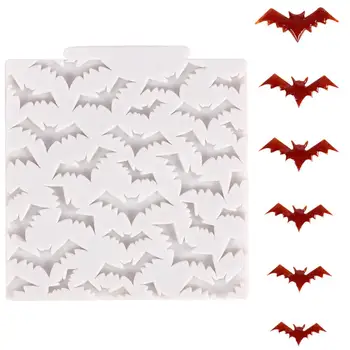 Halloween Bat Shape Silicone Cake Mold, Bakeware Mould For Chocolate Jello DIY Fondant Cake Decoration Tools
Halloween Bat Shape Silicone Cake Mold, Bakeware Mould For Chocolate Jello DIY Fondant Cake Decoration Tools