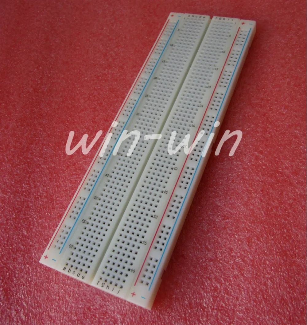 1 MB102 breadboard 830-point solderless PCB breadboard test development board electronic component accessories
1 MB102 breadboard 830-point solderless PCB breadboard test development board electronic component accessories