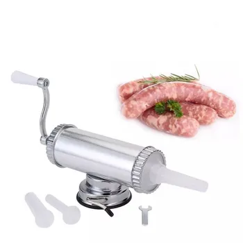 2lbs Aluminum Meat Stuffing Maker Kit Sausage Stuffer Horizontal Kitchen Machine With Professional Filling Nozzles NEW
2lbs Aluminum Meat Stuffing Maker Kit Sausage Stuffer Horizontal Kitchen Machine With Professional Filling Nozzles NEW