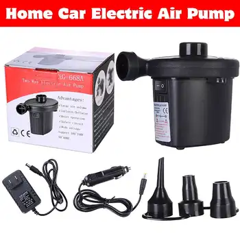 Home and Car Use Electric Air Pump Quick-Fill with 3 Nozzles For Inflatable Air Mattress Beds
Home and Car Use Electric Air Pump Quick-Fill with 3 Nozzles For Inflatable Air Mattress Beds