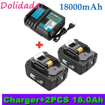 original 18V18Ah Battery 18000mah Li-Ion Battery Replacement Power Battery for MAKITA BL1880 BL1860 BL1830battery+4A Charger
original 18V18Ah Battery 18000mah Li-Ion Battery Replacement Power Battery for MAKITA BL1880 BL1860 BL1830battery+4A Charger