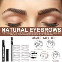 One Step Eyebrow Stamp Shaping Kit Set Makeup Magic Brow Stencil Template Eyebrow Brush Enhance Cosmetics Brow Stamp Pen
One Step Eyebrow Stamp Shaping Kit Set Makeup Magic Brow Stencil Template Eyebrow Brush Enhance Cosmetics Brow Stamp Pen