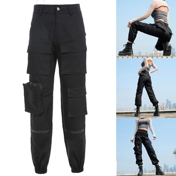 Black High Waist Cargo Pants Women Casual Punk Funny Pants Loose Streetwear Pencil Harajuku Pants Fashion Hip Hop Women Trousers
Black High Waist Cargo Pants Women Casual Punk Funny Pants Loose Streetwear Pencil Harajuku Pants Fashion Hip Hop Women Trousers