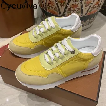 New Patchwork Casual Flat Shoes Women Lace Up Sneakers Women Breathable Running Shoes Formal Round Toe Open Walk Ladies Shoes
New Patchwork Casual Flat Shoes Women Lace Up Sneakers Women Breathable Running Shoes Formal Round Toe Open Walk Ladies Shoes