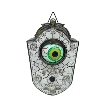 Halloween Decoration One-Eyed Doorbell Decoration Scary Animated Eyeball Prank Prop Doorbell Decorations with Light and Sound
Halloween Decoration One-Eyed Doorbell Decoration Scary Animated Eyeball Prank Prop Doorbell Decorations with Light and Sound