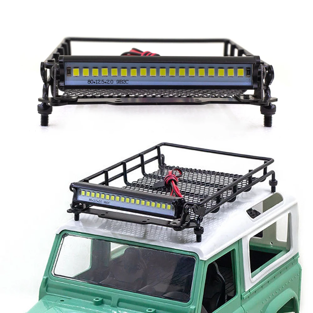 RCTOYFUN 1 Peice Metal Roof Luggage Rack With Spotlight Upgrade Appearance Accessory For 1/12 MN D90 RC Crawler Climbing Car
RCTOYFUN 1 Peice Metal Roof Luggage Rack With Spotlight Upgrade Appearance Accessory For 1/12 MN D90 RC Crawler Climbing Car
