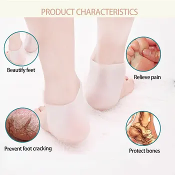 Heel Protector Protective Sleeve Heel Spur Pads for Relief Plantar Fasciitis Heel Pain Reduce Pressure on Heel
Heel Protector Protective Sleeve Heel Spur Pads for Relief Plantar Fasciitis Heel Pain Reduce Pressure on Heel