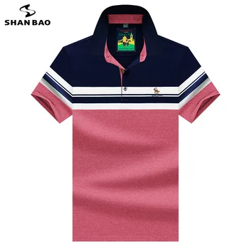 Men's casual short-sleeved Polo shirt 2020 summer embroidery luxury high-quality cotton business gentleman striped POLO shirt
Men's casual short-sleeved Polo shirt 2020 summer embroidery luxury high-quality cotton business gentleman striped POLO shirt