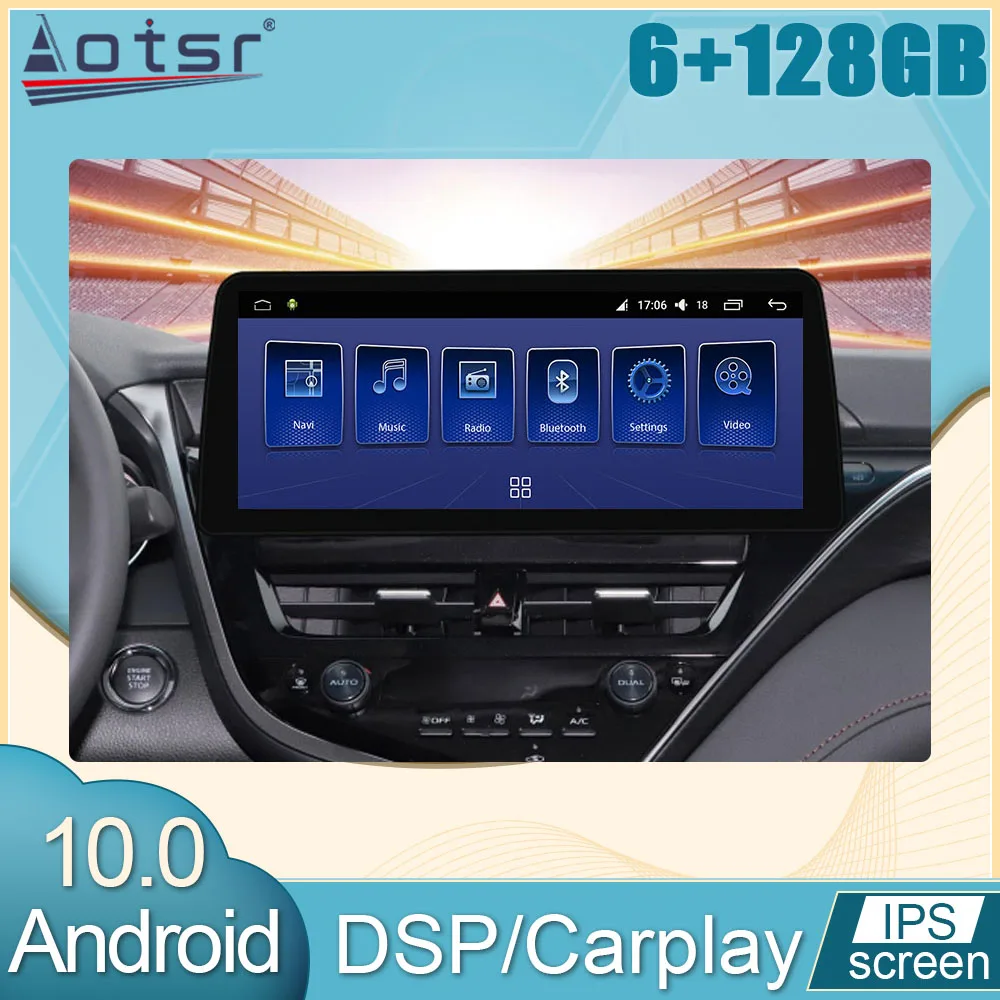 6+128G Android For Toyota Camry 2021+ Car Radio Multimedia GPS Navi Video Player Carplay DVD Head Unit DPS No 2Din Accessories
6+128G Android For Toyota Camry 2021+ Car Radio Multimedia GPS Navi Video Player Carplay DVD Head Unit DPS No 2Din Accessories