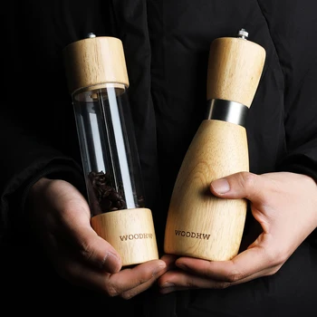 Nordic Solid Wood Salt and Pepper Mill Spice Mills Strong Adjustable Handheld Seasoning Mills Grinder Cooking BBQ Kitchen Tools
Nordic Solid Wood Salt and Pepper Mill Spice Mills Strong Adjustable Handheld Seasoning Mills Grinder Cooking BBQ Kitchen Tools