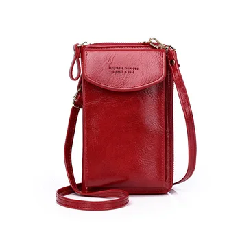 2020 new women's solid color Single Shoulder Messenger Bag multi function Mini Korean versatile vertical mobile phone bag
2020 new women's solid color Single Shoulder Messenger Bag multi function Mini Korean versatile vertical mobile phone bag