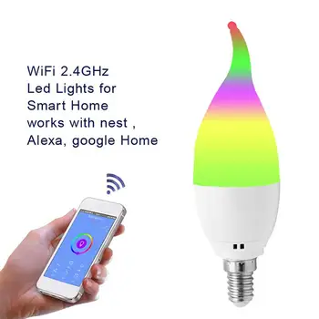 LED Bulb WIFI Control RGBW LED Light Bulb Decoration Atmosphere Lamp Bar Super Bright LED Lamp Wireless Party Durable Bedroom
LED Bulb WIFI Control RGBW LED Light Bulb Decoration Atmosphere Lamp Bar Super Bright LED Lamp Wireless Party Durable Bedroom
