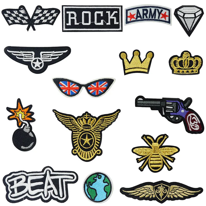 Soldier Emblem Ironing Stickers Dresses Coats Needlework Exaggeration Change Festival Halloween Costumes Alternative Self-image
Soldier Emblem Ironing Stickers Dresses Coats Needlework Exaggeration Change Festival Halloween Costumes Alternative Self-image