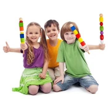 Kids Colorful Montessori Wooden Sequencing Bead Geometry Beads Stick Color Shape Matching Math String Bead Game Educational Toy
Kids Colorful Montessori Wooden Sequencing Bead Geometry Beads Stick Color Shape Matching Math String Bead Game Educational Toy