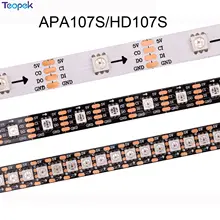 1m/5m High Density APA107 APA102 Upgrade Version RGB Strip Light HD107S Led Strip 30/60/144 pixels Black/White PCB DC5V
1m/5m High Density APA107 APA102 Upgrade Version RGB Strip Light HD107S Led Strip 30/60/144 pixels Black/White PCB DC5V