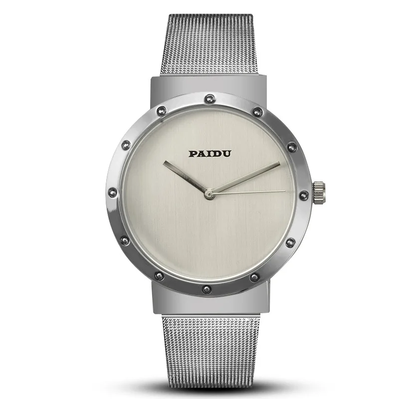 Hot Selling Fashion Simple Mesh Belt Men's Watch paidu New Style Alloy Cool Watch
Hot Selling Fashion Simple Mesh Belt Men's Watch paidu New Style Alloy Cool Watch