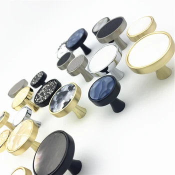 LCH Nordic Morden Style Knob Inlaid with Sea Shell Synthetic leather Marble Vein Gold glitters drawer Pulls Handle Clothes Hook
LCH Nordic Morden Style Knob Inlaid with Sea Shell Synthetic leather Marble Vein Gold glitters drawer Pulls Handle Clothes Hook