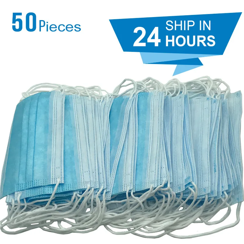 50pcs Disposable Masks High Quality 3 Layers Masks Safety Earloop Face Masks Non-woven Dust Protective Mouth Mask
50pcs Disposable Masks High Quality 3 Layers Masks Safety Earloop Face Masks Non-woven Dust Protective Mouth Mask