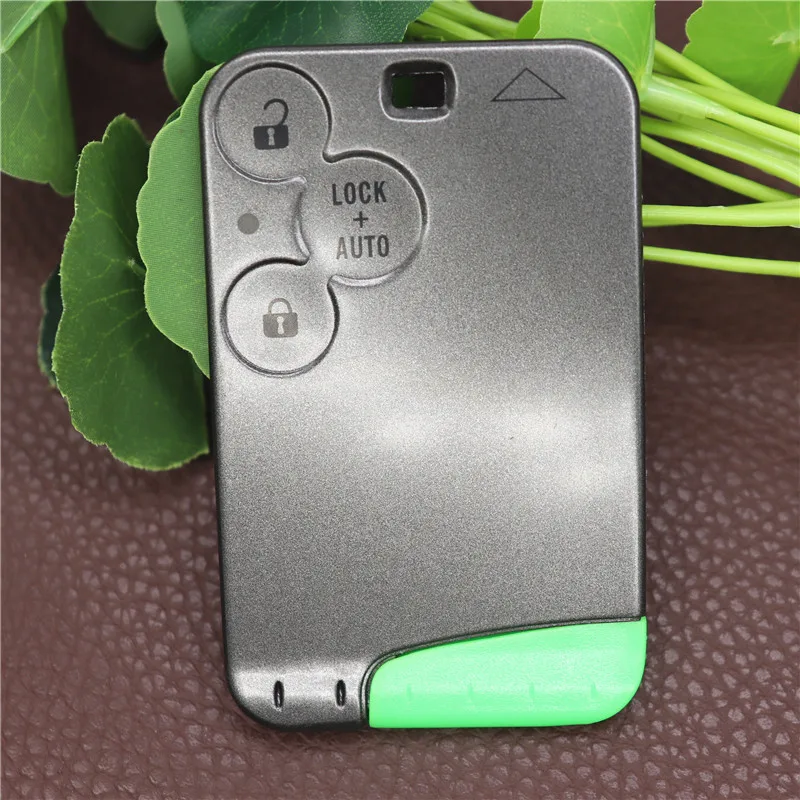 

3 Buttons Replacement Remote Car Key Card Shell Case With Blade For Renault Laguna 2 clio 3 Espace auto Smart Card Key