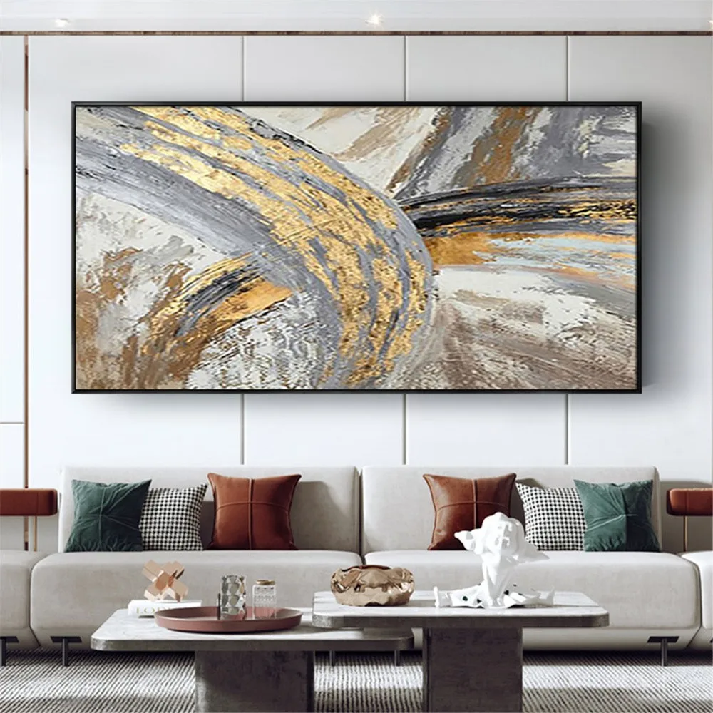 Large 100% Handmade Abstract Canvas Wall Art Modern Oil Painting on Cnavas Contemporary Decor Artwork Home Hotel Office Mural
Large 100% Handmade Abstract Canvas Wall Art Modern Oil Painting on Cnavas Contemporary Decor Artwork Home Hotel Office Mural