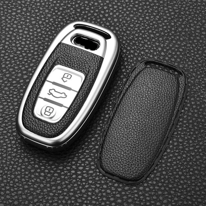 TPU+Leather Key Covers Car Styling Case for Audi A6L A4L Q5 A3 A4 B6 B7 B8 Smart Grain Shell Accessories Key Cover
TPU+Leather Key Covers Car Styling Case for Audi A6L A4L Q5 A3 A4 B6 B7 B8 Smart Grain Shell Accessories Key Cover