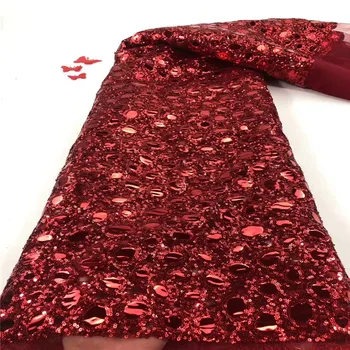 African Net Lace Fabric 2020 High Quality Lace French Nigerian Mesh Sequins Lace Fabrics For Wedding Dress Sewing
African Net Lace Fabric 2020 High Quality Lace French Nigerian Mesh Sequins Lace Fabrics For Wedding Dress Sewing