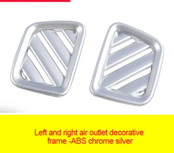 For Citroen c5 Aircross ABS chrome silver carbon fiber Left and right air outlet decorative frame 2pcs
For Citroen c5 Aircross ABS chrome silver carbon fiber Left and right air outlet decorative frame 2pcs