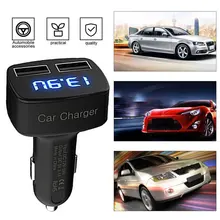 4-in-1 Dual USB Car Charger Digital LED Display DC 5V 3.1A Universal Adapter with Voltage Temperature Current Meter Tester
4-in-1 Dual USB Car Charger Digital LED Display DC 5V 3.1A Universal Adapter with Voltage Temperature Current Meter Tester