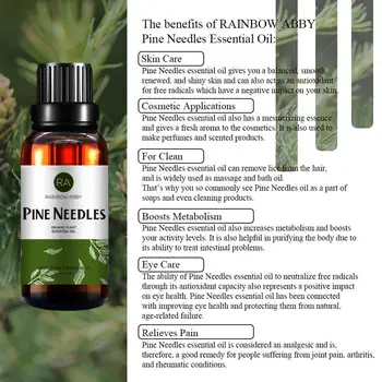 

10ml Natural Pure Pine Needles Essential Oil Relax Fragrance Oil Relieve Stress Aromatherapy Diffusers Essential Oils