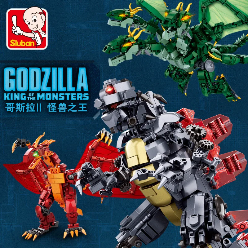 Small Luban Godzilla 2 Monster King of the Unusual Shape Military Building Blocks Assembled Educational Toys for Children BOY'S
Small Luban Godzilla 2 Monster King of the Unusual Shape Military Building Blocks Assembled Educational Toys for Children BOY'S