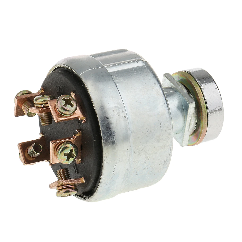 Replacement 6 Terminals Ignition Switch Lock for Marine Tractor Forklift