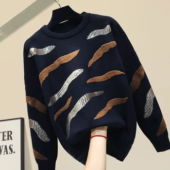 Wool Sweater Women 2020 Spring Autumn New Hand-Made Sequins Thick Warm Sweater Pull Femme Women Sweaters Jumper Pullovers Tops
Wool Sweater Women 2020 Spring Autumn New Hand-Made Sequins Thick Warm Sweater Pull Femme Women Sweaters Jumper Pullovers Tops