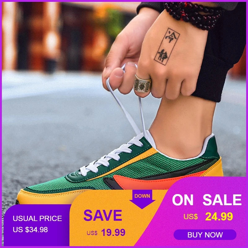 Lightweight New Men's Running Shoes Nuisex Shoes Breathable Lace-up Moccasins Zapatos Sports Shoes Korean Autumn Agan Shoes
Lightweight New Men's Running Shoes Nuisex Shoes Breathable Lace-up Moccasins Zapatos Sports Shoes Korean Autumn Agan Shoes