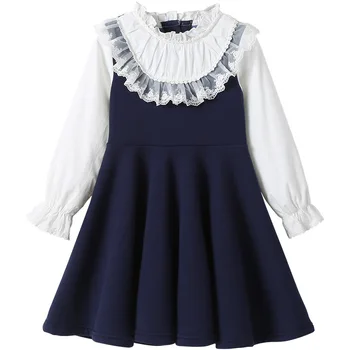 Princess Girls Dresses 2020 England Style Children Clothing Toddler Girl Wedding Dress Fake two piece Kids Boutique Clothes
Princess Girls Dresses 2020 England Style Children Clothing Toddler Girl Wedding Dress Fake two piece Kids Boutique Clothes