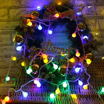 10m 100Leds White Ball String String Holiday Christmas Lanterns Home Outdoor Lighting Holiday Decoration Lights AC110V / 220V
10m 100Leds White Ball String String Holiday Christmas Lanterns Home Outdoor Lighting Holiday Decoration Lights AC110V / 220V