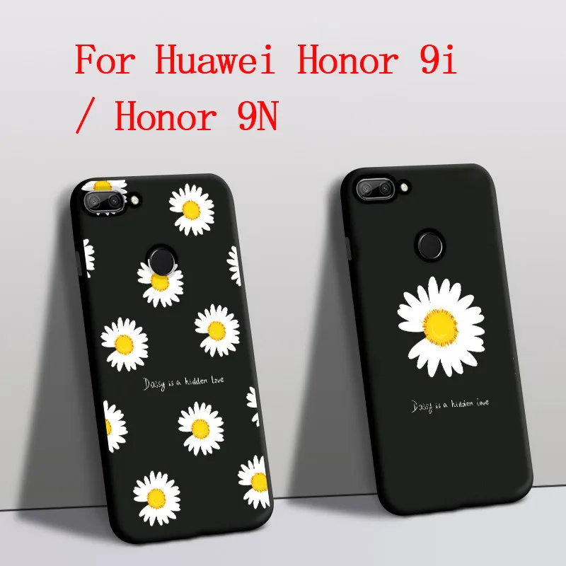 Чехол для Huawei Honor 9i силиконовый защитный чехол с розами и цветами honor 9n задняя