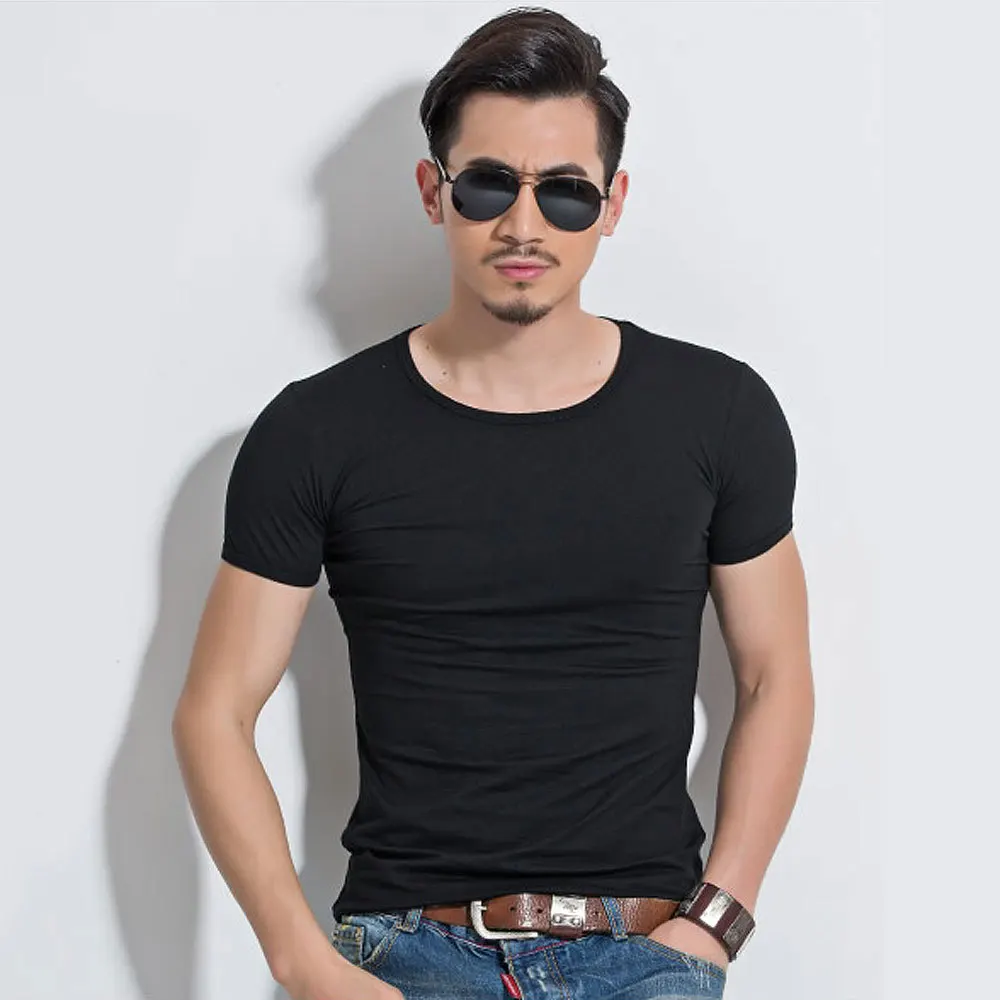 2020 classic men's T-shirt casual fashion solid color base coat all-match men's clothing
2020 classic men's T-shirt casual fashion solid color base coat all-match men's clothing