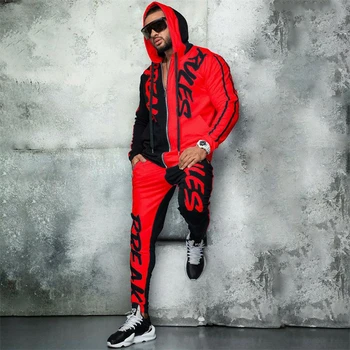 Casual Tracksuit Men 2 Pieces Sets Hooded Sweatshirts Spring Autumn Zipper Outerwear Men's Clothes Pullover Hoodies Pants Suit
Casual Tracksuit Men 2 Pieces Sets Hooded Sweatshirts Spring Autumn Zipper Outerwear Men's Clothes Pullover Hoodies Pants Suit